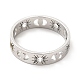 304 anello da dito in acciaio inossidabile per donna RJEW-M013-01P-2