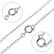 Unicraftale 304 Stainless Steel Smooth Surface Spring Ring Clasps STAS-UN0009-44P-6