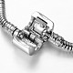 304 fabricación de pulseras de cadenas de serpiente redondas de estilo europeo de acero inoxidable STAS-I047-01A-2