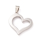 Pendentif en acier inoxydable 304&nbsp;STAS-C045-05P-2