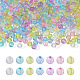 Cheriswelry 560 pz 7 colori perline acriliche trasparenti MACR-CW0001-10-2