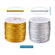 Ювелирные изделия плетеные шнуры нить металлические MCOR-KS0001-001-10