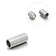 Matte 304 Stainless Steel Column Magnetic Clasps X-STAS-E089-03B-1