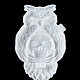 Bougeoir crâne de hibou d'halloween SIL-F007-05-4