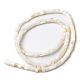 Eau douce naturelle de coquillage perles brins SHEL-K006-07-4