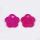 Spray Painted Capiz Shell Charms SSHEL-T006-08-3