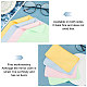 Globleland 4pcs 4 colores paño de limpieza de gafas de tela de gamuza FIND-GL0001-01-6