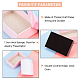 BENECREAT 12 Pack Colorful Marble Cardboard Jewelry Gift Boxes 8.1x5.2x2.7cm Square Kraft Ring Earring Box for Valentine's Day CBOX-BC0001-32B-5