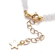 Bracelets en perles de verre imitation jade facettées BJEW-JB05502-5