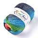 ウール編み糸  セグメント染め  かぎ針編みの糸  カラフル  1ミリメートル、約400 M /ロール YCOR-F001-10-1