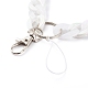 Acrylic Curb Chain Mobile Straps Sets HJEW-JM00451-4