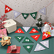 Banners de bandera de tela de feliz navidad DIY-WH0401-90-4