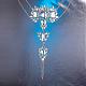 Shining Zinc Alloy Glass Rhinestone Bib Statement Anklets Toe Rings Summer Jewelry AJEW-BB16124-A-4
