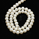 Fili di perle di perle d'acqua dolce coltivate naturali X-PEAR-L001-C-13-3