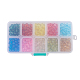 10 farben backen gemalt transparentem glas runde perlen DGLA-JP0001-22-6mm-2
