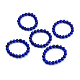 Bracelet extensible en perles de lapis-lazuli teinté naturel BJEW-F203-11-1