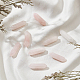 Olycraft Faceted Natural Rose Quartz Double Terminated Point Beads G-OC0003-61-4