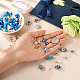 Fashewelry bricolage kit de fabrication de bracelet mauvais œil DIY-FW0001-33-7