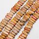 Natural Fossil Coral Beads Strands G-P171-03-1