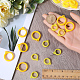 Gorgecraft 60Pcs 2 Style Silicone Pendant SIL-GF0001-43A-3
