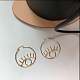 Alloy Hoop Earrings EJEW-E216-25G-1