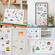 8 Sheets 8 Styles PVC Waterproof Wall Stickers DIY-WH0345-114-6