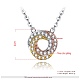 Ожерелья с подвесками из экологически чистой латуни NJEW-AA00088-03M-2