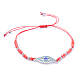 Adjustable Nylon Thread Braided Bead Bracelets BJEW-JB05157-02-1