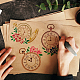 Fingerinspire Vintage-Uhren-Schablone DIY-WH0391-0496-6