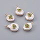 Colgantes naturales de perlas cultivadas de agua dulce PEAR-F008-23G-01-1