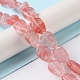 Cherry Quartz Glass Beads Strands G-M418-A04-01-2