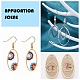 Schmuck Verknüpfung Ringe&nbsp;EC021-G-6