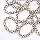 Rafia hecha a mano tejido anillos de unión WOVE-T005-30B-1
