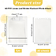 OLYCRAFT 50 Pockets A5 PVC Loose Leaf Binder Postcard Phote Album 6 Holes Photocard Sleeves 2 Ring Binder Double-Sided 1 Pocket Photo Pages Clear Photocards Holder for Album Photos Cards Organizers DIY-WH0028-44A-2