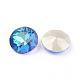 Apuntado hacia atrás & dorso plateado Diamante de imitación de cristal Cabujones RGLA-J012-10mm-001BB-2