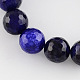 Gefärbten natürlichen mehrfarbigen Achat Perlen Stränge X-G-R177-10mm-02-1