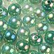 Placage uv perles acryliques irisées arc-en-ciel OACR-F004-04F-1
