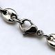 Fashionable 304 Stainless Steel Coffee Bean Chain Necklaces NJEW-I008-34C-3