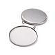 304 Stainless Steel Lace Edge Bezel Cups STAS-I184-02B-P-2