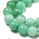 Brins de perles de chrysoprase naturelle de qualité aa G-R494-A01-03-3