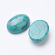 Cabochons turquoise vert synthétique G-F501-01-13x18mm-2