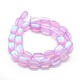 Synthetic Moonstone Beads Strands G-E503F-B-3