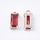 Transparent Glass Charms GLAA-T007-13D-2
