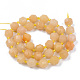 Chapelets de perles en jade topaze naturelle G-R482-22-10mm-2