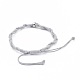 Bracelets de perles tressées coréennes réglables en cordon de polyester ciré unisexe BJEW-JB04669-02-3