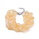 Bracelets en acrylique de style imitation de pierres précieuses BJEW-JB04583-01-1