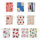 Kissitty 50Pcs 10 Styles Cotton & Linen Christmas Gift Bags ABAG-KS0001-05-3
