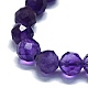 Natural Amethyst Beads Strands G-G927-06A-3