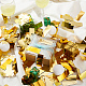 Olycraft pvc プラスチック スパンコール 紙吹雪  パーティーの装飾  長方形  結婚式のための  バー  クリスマス  ゴールド  5x2x0.1mm  300 G /袋 AJEW-OC0004-33A-4