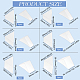 Benecreat 36 pz 6 stili protezione angolare triangolare in pp FIND-BC0004-98A-2